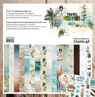 13arts Paper Pack 12" x 12" - Travel Journal