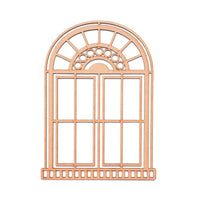 Little Birdie MDF - Arch Window 6" x 8" Style 2