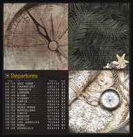 13arts Paper Pack 12" x 12" - Travel Journal