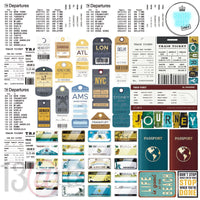 13arts Paper Pack 12" x 12" - Travel Journal