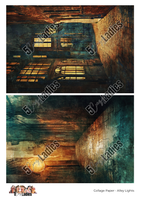 5 Crazy Ladies Collage Paper - Alley Lights