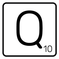 5 Crazy Ladies Journal Stickers - White Scrabble Tiles