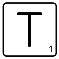 5 Crazy Ladies Journal Stickers - White Scrabble Tiles