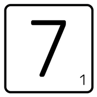 5 Crazy Ladies Journal Stickers - White Scrabble Tiles