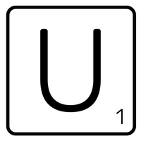 5 Crazy Ladies Journal Stickers - White Scrabble Tiles