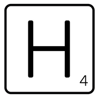 5 Crazy Ladies Journal Stickers - White Scrabble Tiles