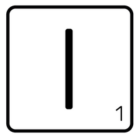 5 Crazy Ladies Journal Stickers - White Scrabble Tiles