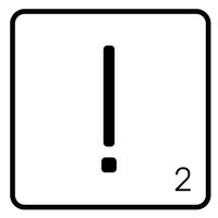 5 Crazy Ladies Journal Stickers - White Scrabble Tiles