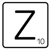 5 Crazy Ladies Journal Stickers - White Scrabble Tiles