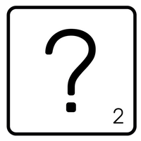 5 Crazy Ladies Journal Stickers - White Scrabble Tiles