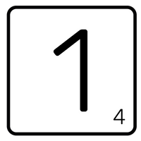 5 Crazy Ladies Journal Stickers - White Scrabble Tiles