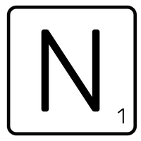 5 Crazy Ladies Journal Stickers - White Scrabble Tiles