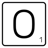 5 Crazy Ladies Journal Stickers - White Scrabble Tiles