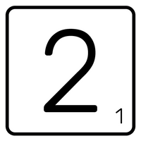 5 Crazy Ladies Journal Stickers - White Scrabble Tiles