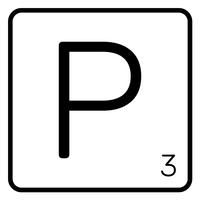 5 Crazy Ladies Journal Stickers - White Scrabble Tiles