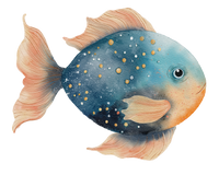 5 Crazy Ladies Journal Stickers - Underwater Wonders