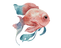 5 Crazy Ladies Journal Stickers - Underwater Wonders