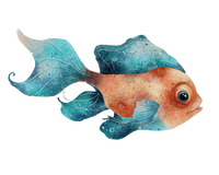 5 Crazy Ladies Journal Stickers - Underwater Wonders