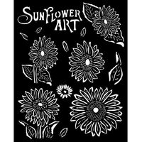 Stamperia Stencil - Sunflower Art: Sunflowers