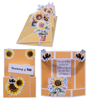 My Happy Place Card Kit - Sunflower Fields A (Craft Alive Exclusive Release)