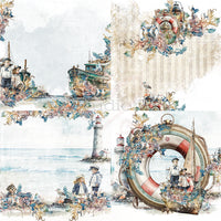 Studio 73 Paper Pack 12" - Nautic Dreamers Collection
