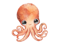 5 Crazy Ladies Journal Stickers - Underwater Wonders