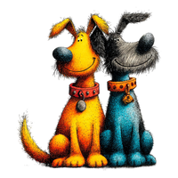 5 Crazy Ladies Stickers - Doggie Best Friends