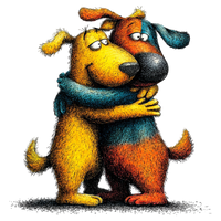 5 Crazy Ladies Stickers - Doggie Best Friends