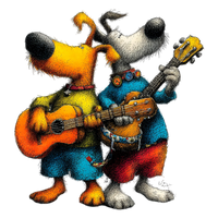 5 Crazy Ladies Stickers - Doggie Best Friends