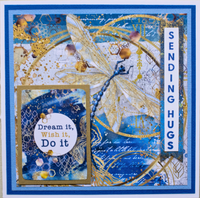 My Happy Place Card Kit - Indigo Fun Folds