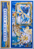 My Happy Place Card Kit - Indigo Fun Folds