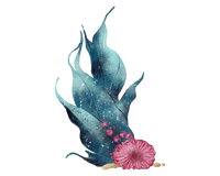 5 Crazy Ladies Journal Stickers - Underwater Wonders