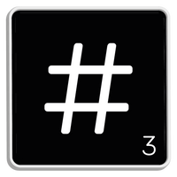 5 Crazy Ladies Journal Stickers - Black Scrabble Tiles