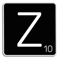 5 Crazy Ladies Journal Stickers - Black Scrabble Tiles