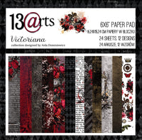 13arts Paper Pack 12" x 12" - Victoriana
