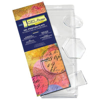 Gel Press Gel Plate Set - Petites Hex, Oval, Rec
