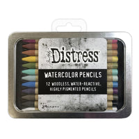 Tim Holtz Distress Watercolour Pencils 12pcs - Set 1