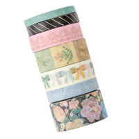 Maggie Holmes Washi Tape - Parasol w/ gold foil 7Pk