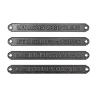 Tim Holtz Metals - Word Plaques Large