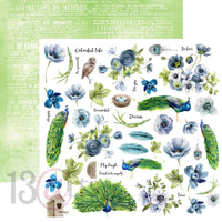 13arts Paper Pack 12" x 12" - Secret Garden