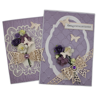 5 Crazy Ladies Die Set - Bow Collection: Mosaic