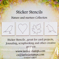 Lavinia Sticker Stencils - Nature and Nurture Collection