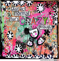 Darkroom Door Abstract Stamp - Striped Rings