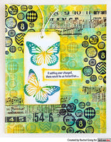 Darkroom Door Stamp Collage - Arty Circles