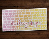 Paper Rose Die Set - Thinking of You Fine Script Layered