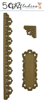 5 Crazy Ladies Die Set - Birdcage Collection: Filigree Set 2