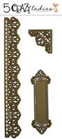 5 Crazy Ladies Die Set - Birdcage Collection: Filigree Set 1