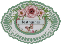 5 Crazy Ladies Die Set -  Regency Oval & Tag Set