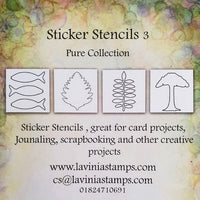 Lavinia Sticker Stencils - Pure Collection