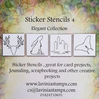 Lavinia Sticker Stencils - Elegant Collection